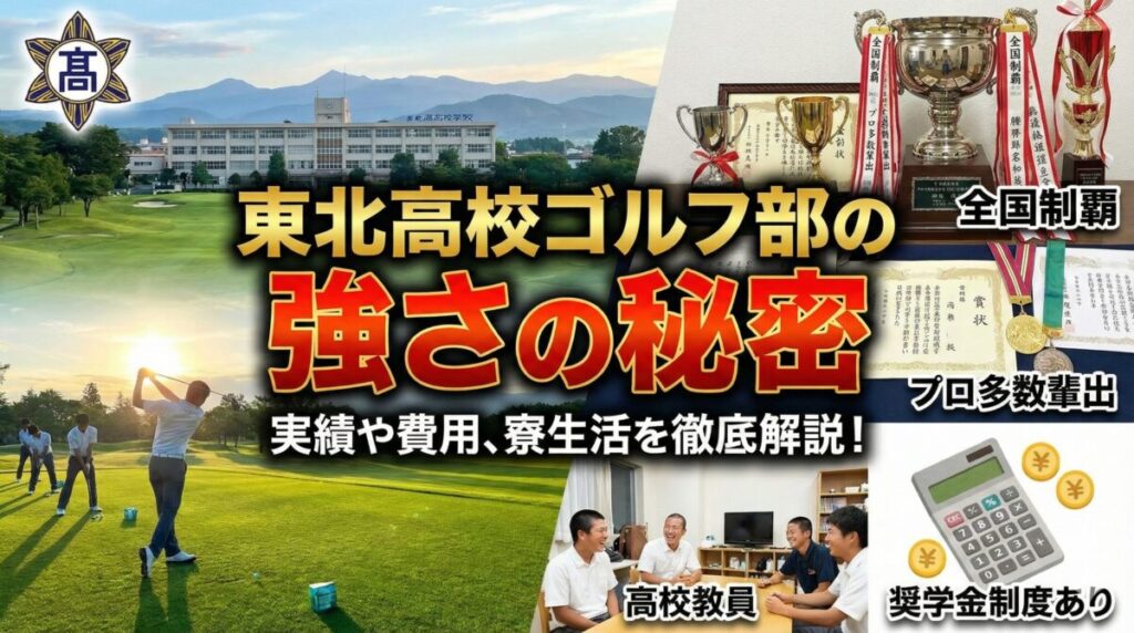 東北高校ゴルフ部の強さの秘密は