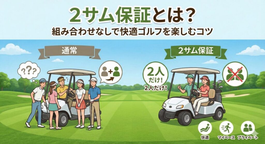 2サム保証とは？組み合わせなしで快適ゴルフを楽しむコツ