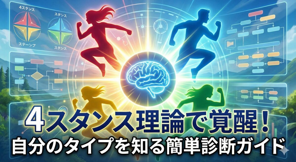 4スタンス理論で覚醒！自分のタイプを知る簡単診断ガイド