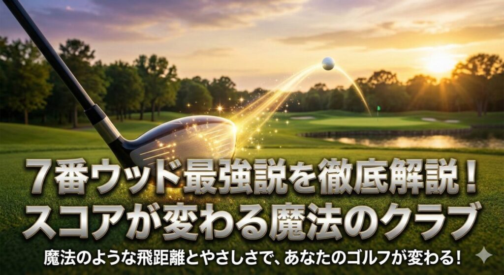 7番ウッド最強説を徹底解説！スコアが変わる魔法のクラブ