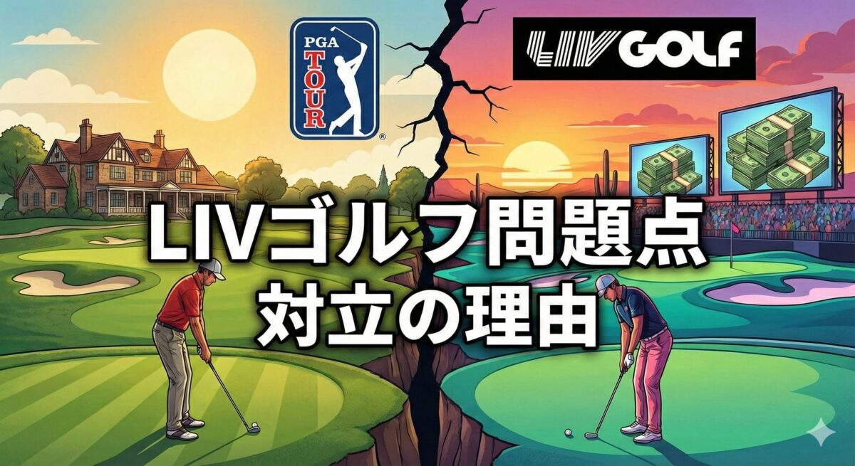LIVゴルフは何が問題？対立の理由を徹底解説