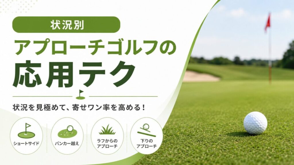 状況別アプローチゴルフの応用テク