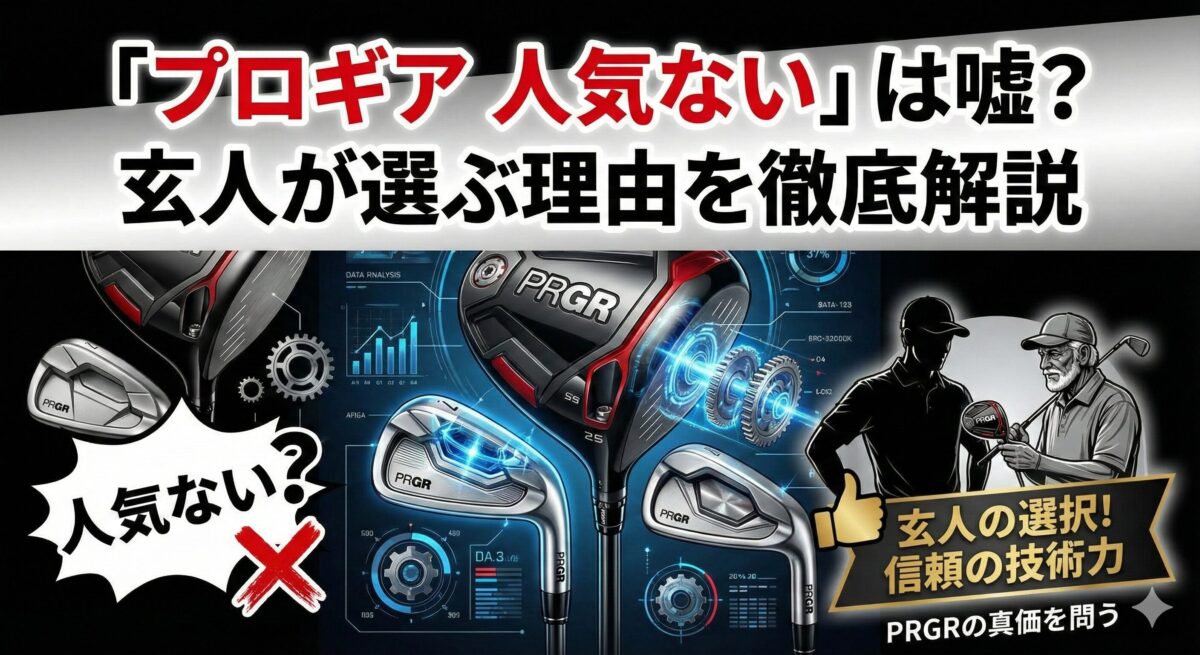 「プロギア 人気ない」は嘘？玄人が選ぶ理由を徹底解説