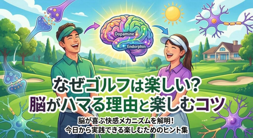 なぜゴルフは楽しい？脳がハマる理由と楽しむコツ