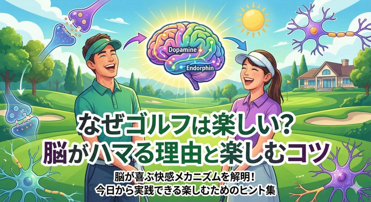 なぜゴルフは楽しい？脳がハマる理由と楽しむコツ