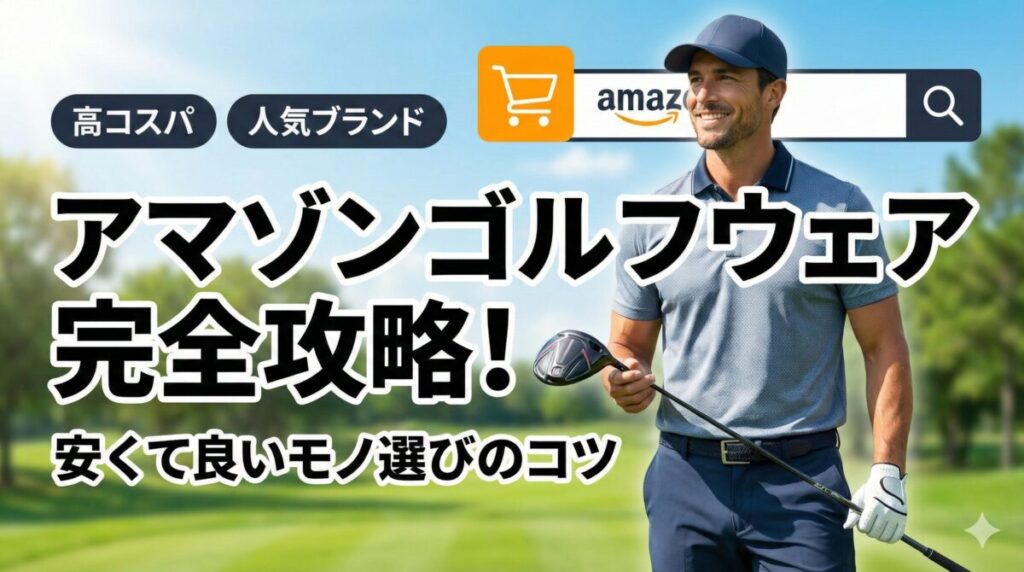 アマゾンゴルフウェア完全攻略！安くて良いモノ選びのコツ