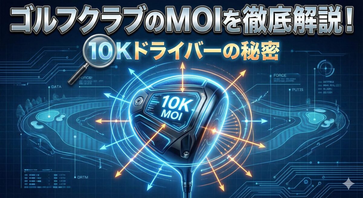 ゴルフクラブのMOIを徹底解説！10Kドライバーの秘密
