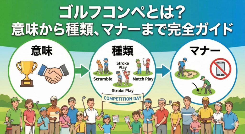 ゴルフコンペとは？意味から種類、マナーまで完全ガイド