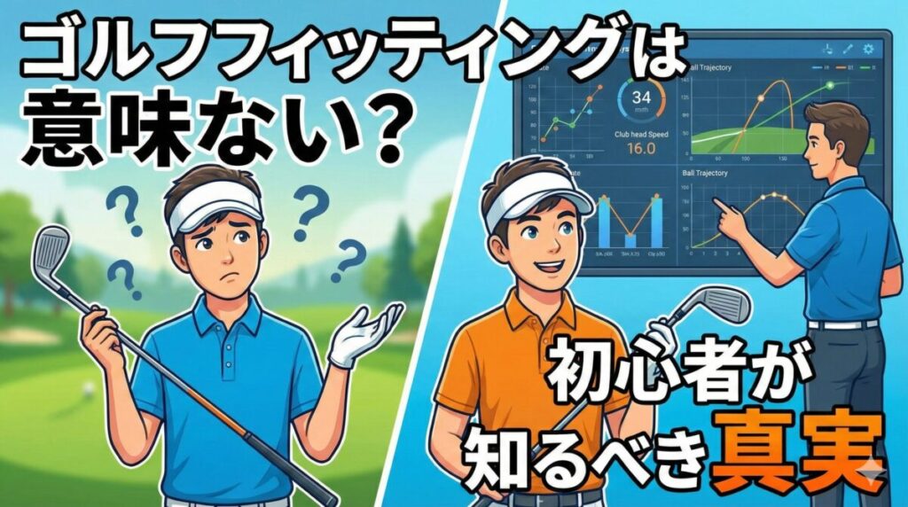 ゴルフフィッティングは意味ない？初心者が知るべき真実