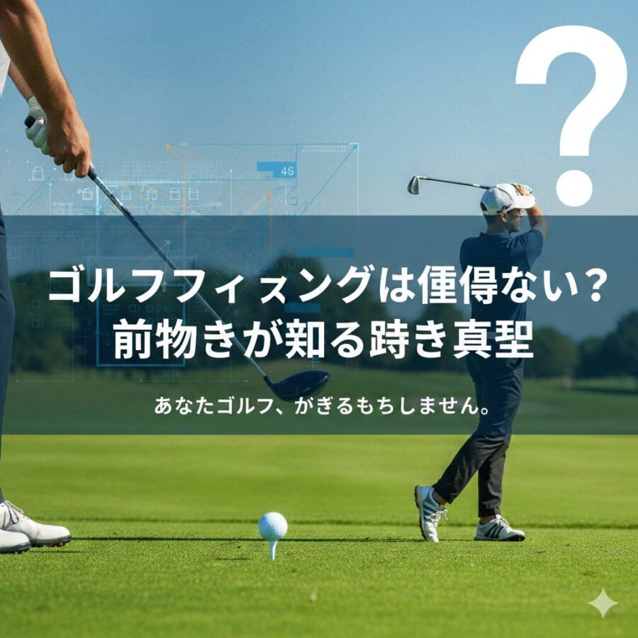 ゴルフフィッティングは意味ない？初心者が知るべき真実