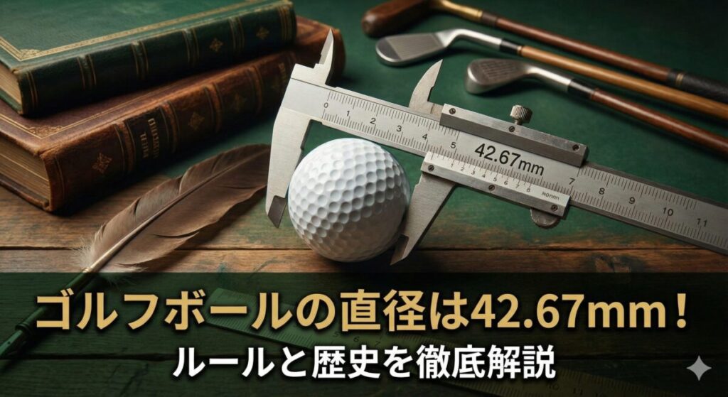 ゴルフボールの直径は42.67mm！ルールと歴史を徹底解説
