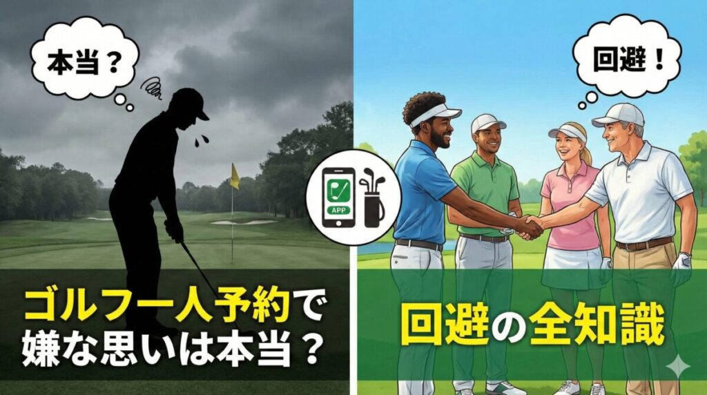 ゴルフ一人予約で嫌な思いは本当？回避の全知識