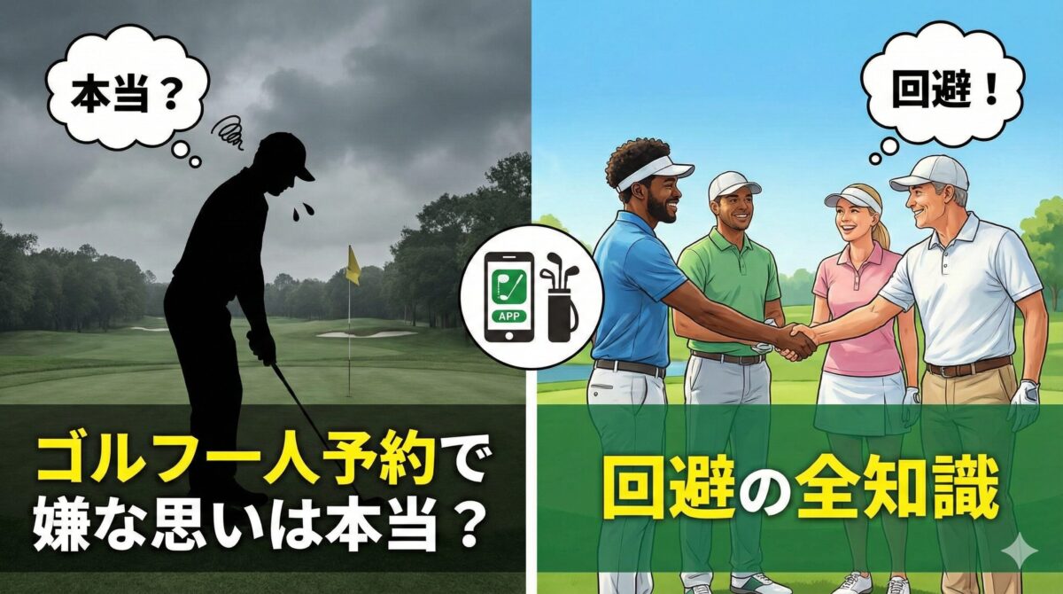 ゴルフ一人予約で嫌な思いは本当？回避の全知識