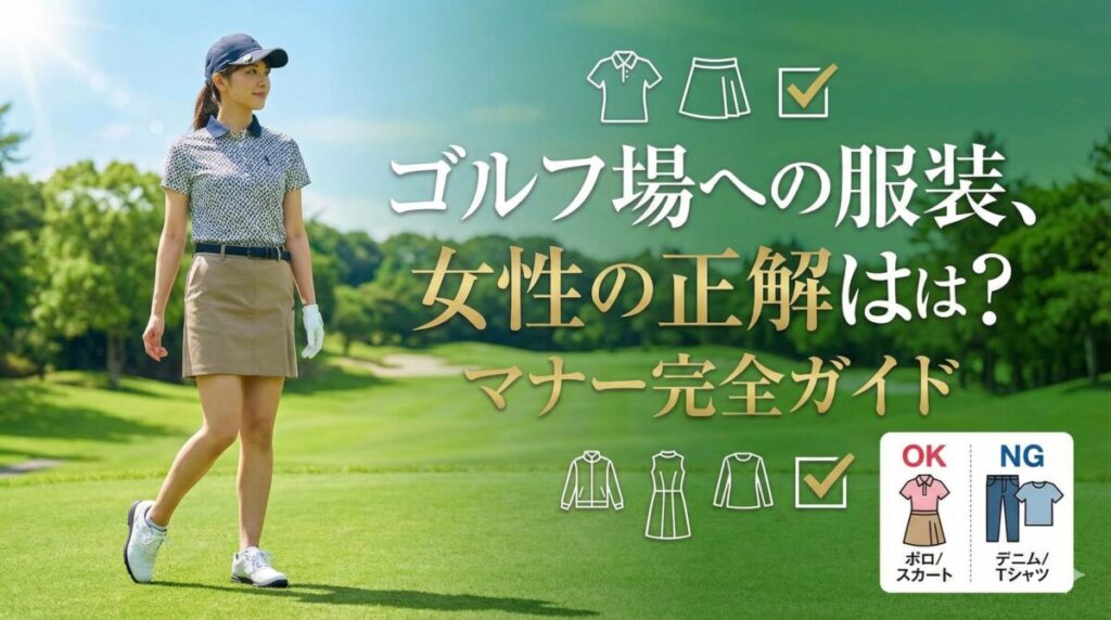 ゴルフ場への服装、女性の正解は？マナー完全ガイド