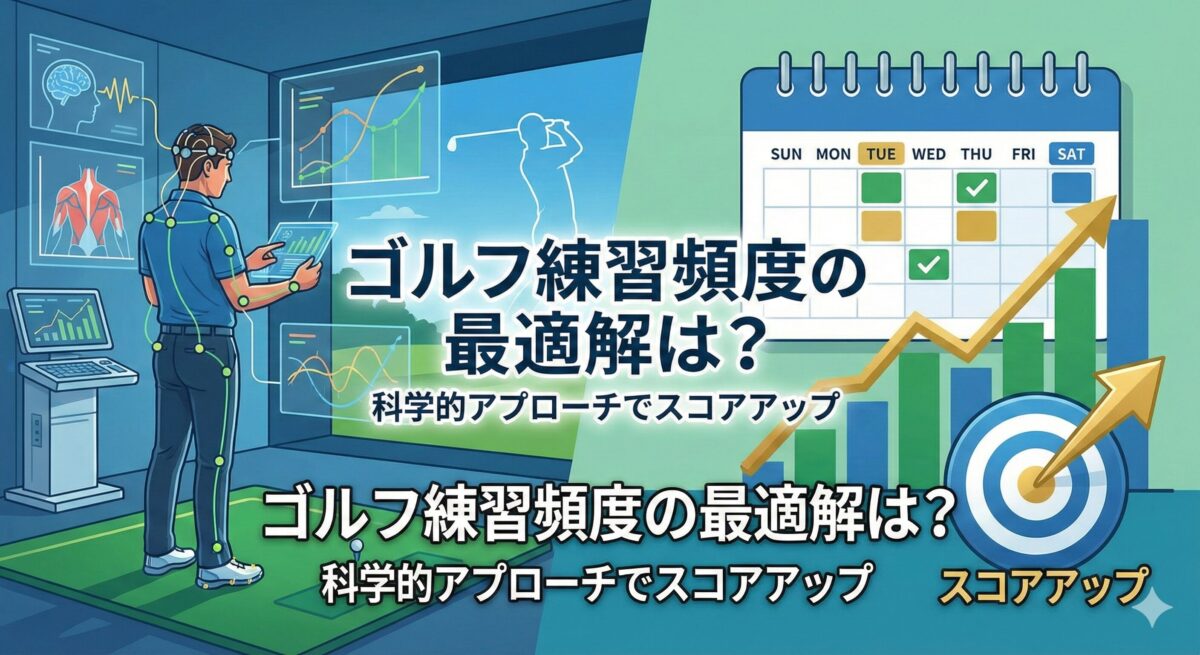 ゴルフ練習頻度の最適解は？科学的アプローチでスコアアップ