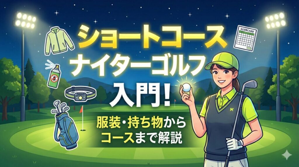 ショートコースナイターゴルフ入門！服装・持ち物からコースまで解説