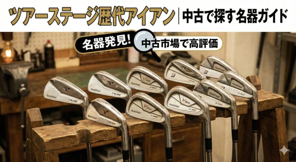 ツアーステージ歴代アイアン｜中古で探す名器ガイド