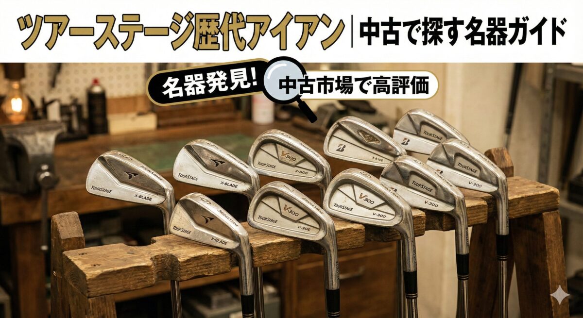 ツアーステージ歴代アイアン｜中古で探す名器ガイド