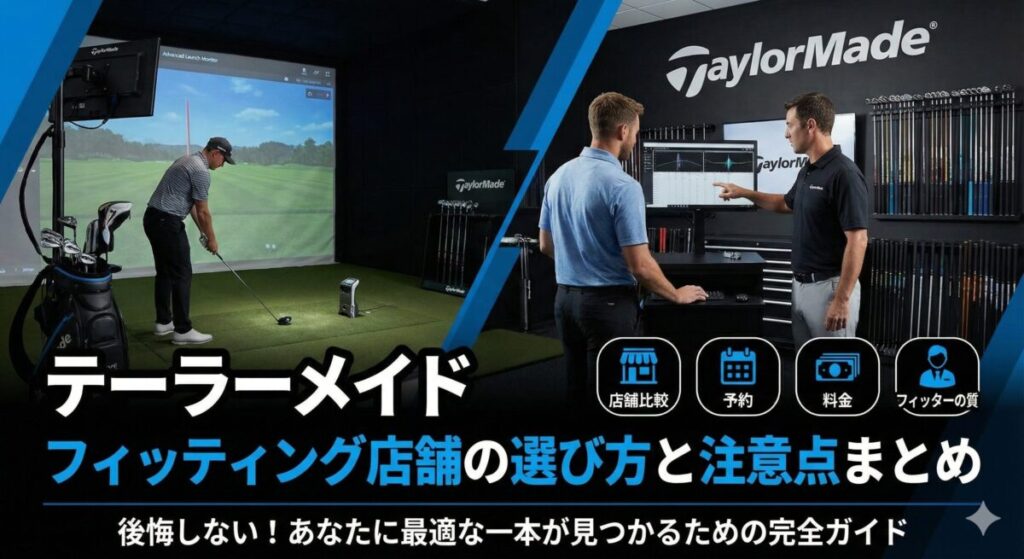 テーラーメイド フィッティング店舗の選び方と注意点まとめ