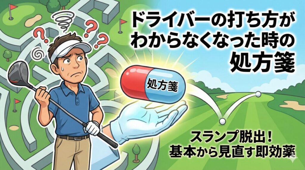 ドライバーの打ち方がわからなくなった時の処方箋