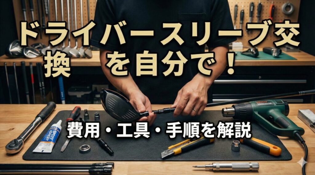 ドライバースリーブ交換を自分で！費用・工具・手順を解説
