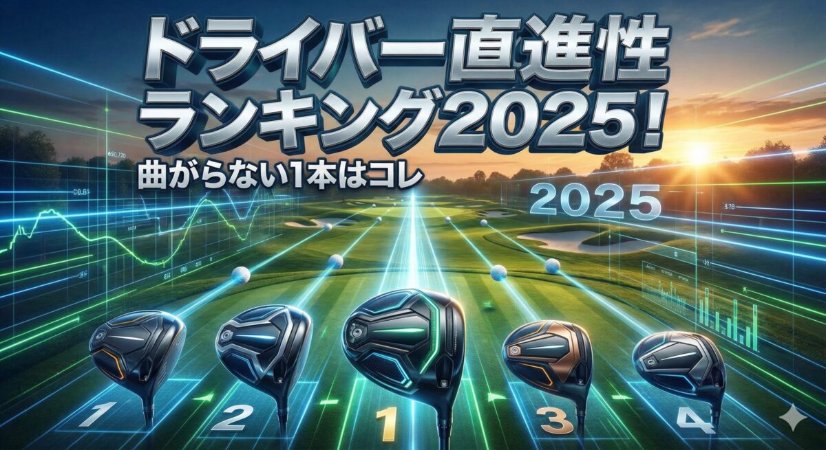 ドライバー直進性ランキング2025！曲がらない1本はコレ