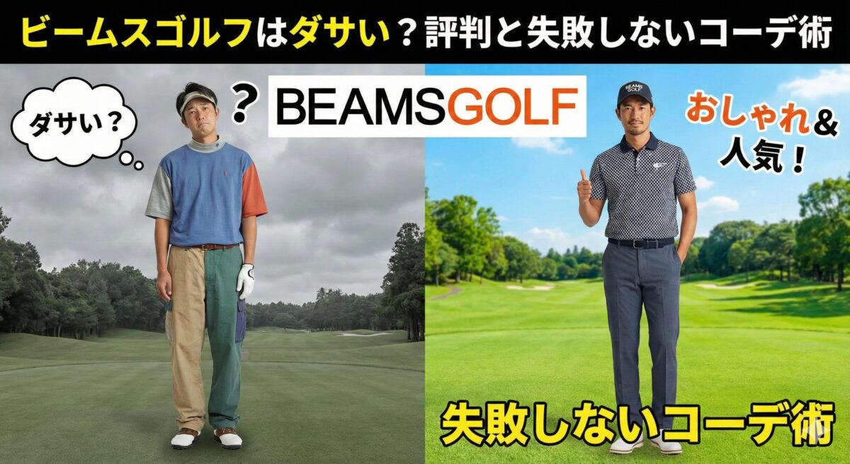 ビームスゴルフはダサい？評判と失敗しないコーデ術