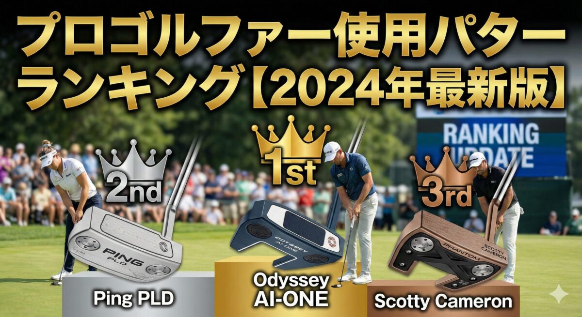 プロゴルファー使用パターランキング【2024年版】