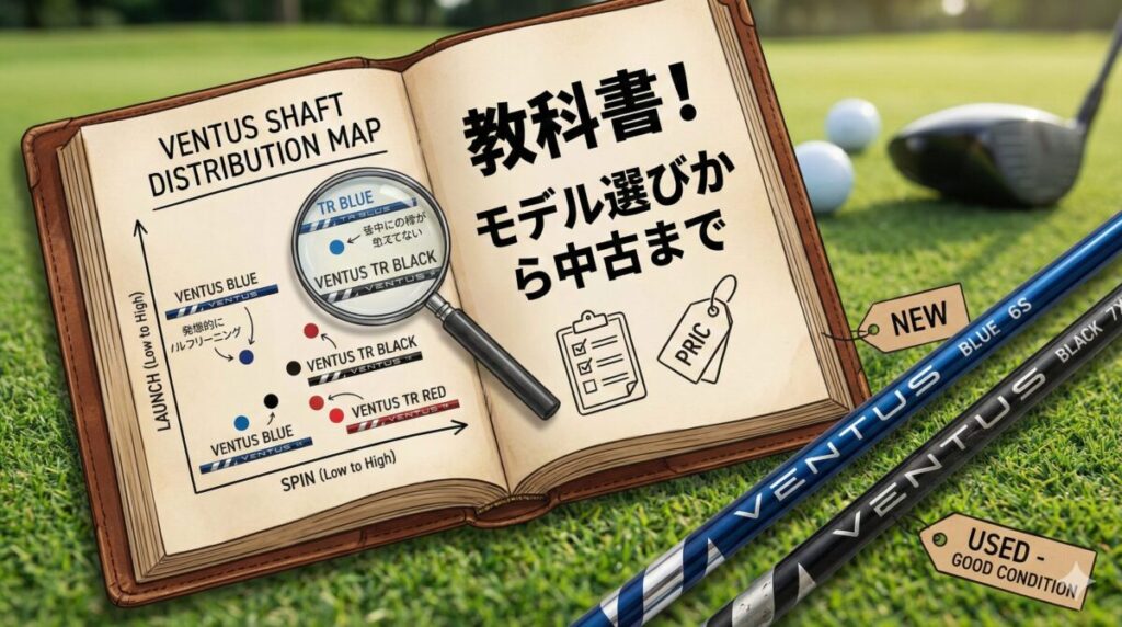 ベンタス シャフト 分布図の教科書！モデル選びから中古まで