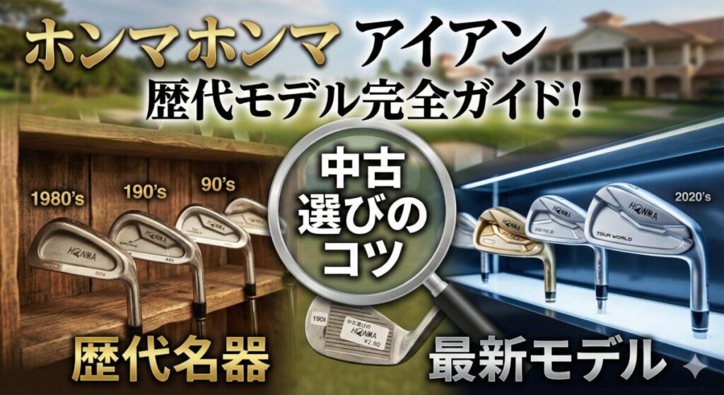 ホンマ アイアン 歴代モデル完全ガイド！中古選びのコツ