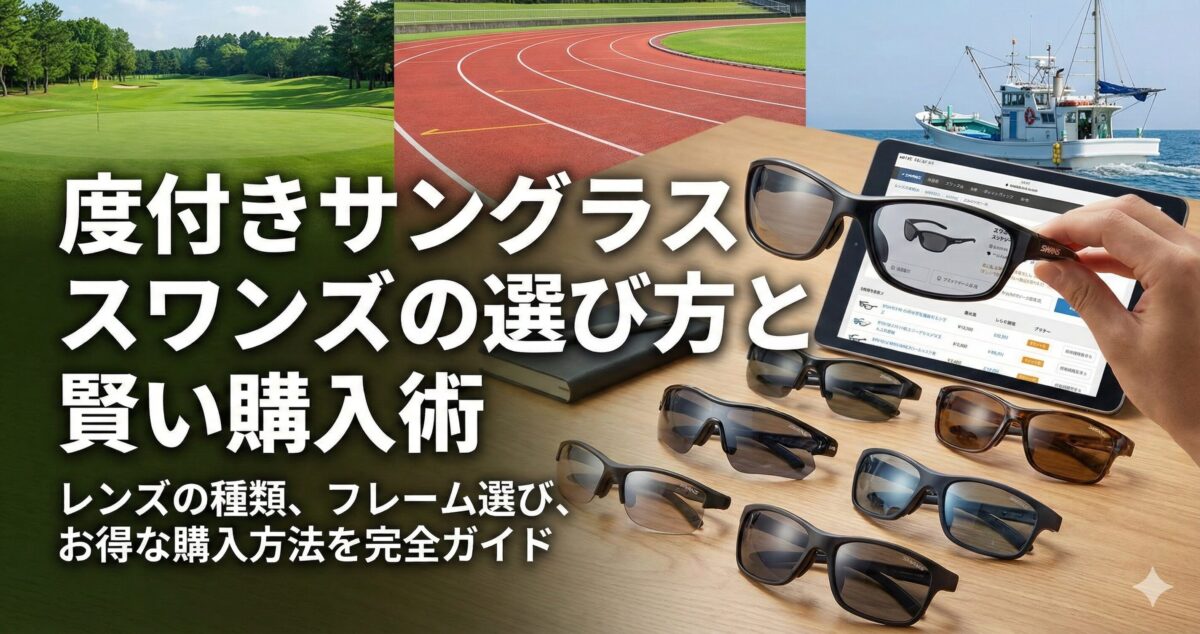 度付きサングラス スワンズの選び方と賢い購入術