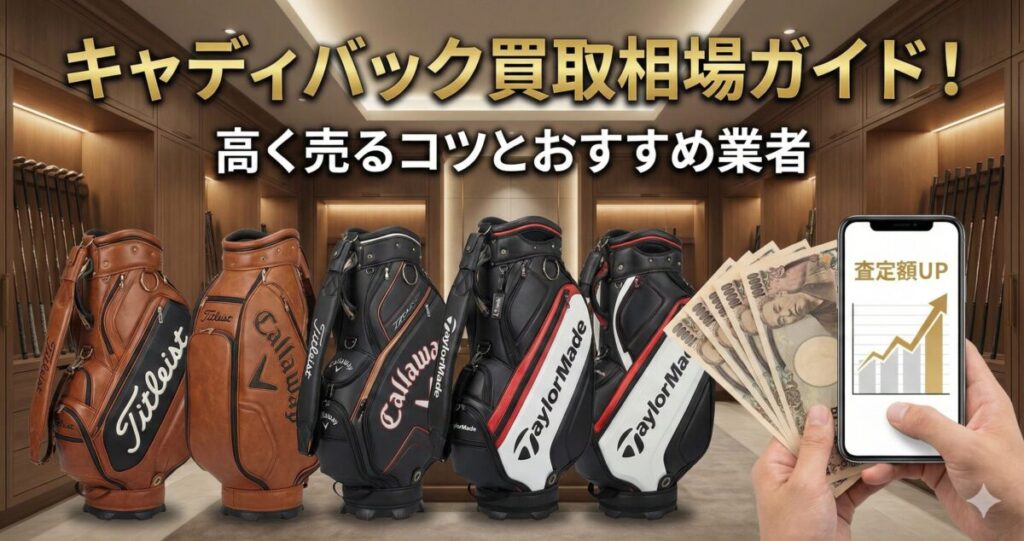 キャディバック買取相場ガイド！高く売るコツとおすすめ業者