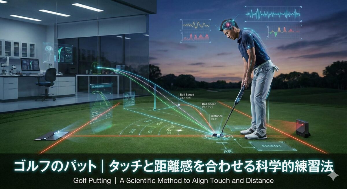 ゴルフのパット｜タッチと距離感を合わせる科学的練習法