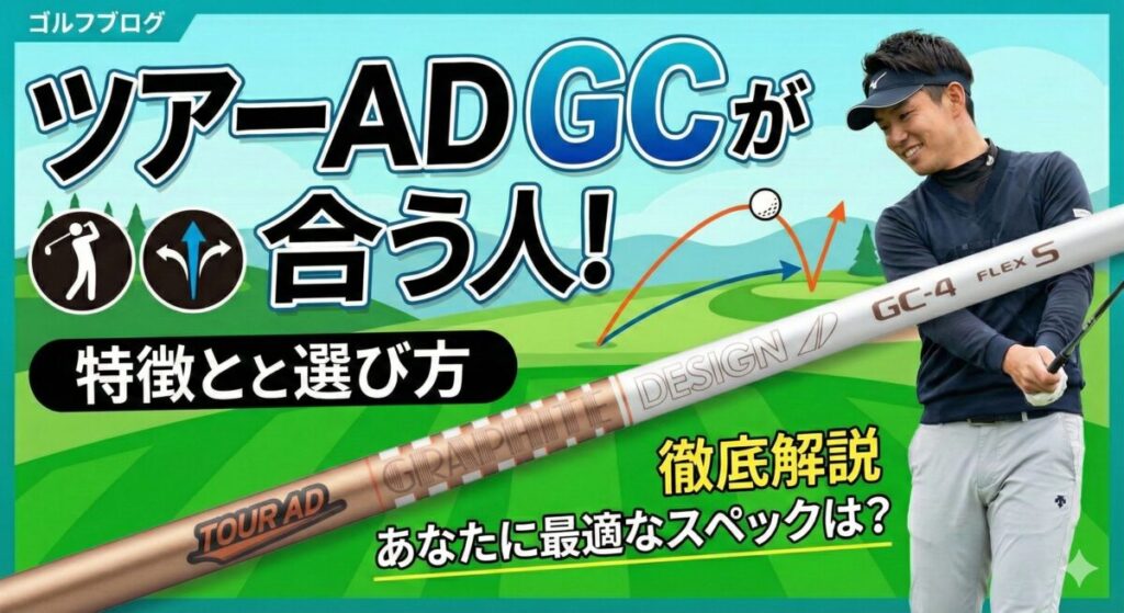ツアーAD GCが合う人を徹底解説！特徴と選び方