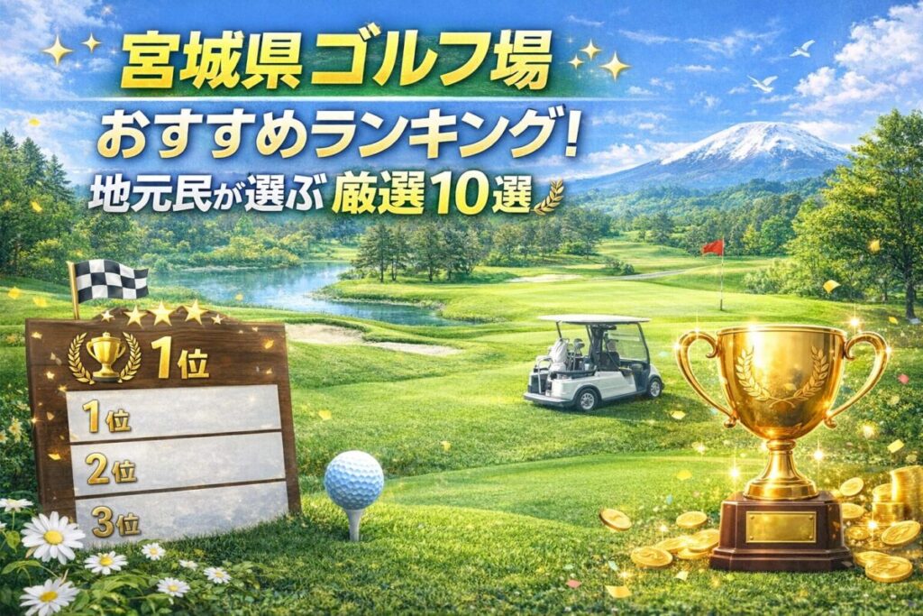 宮城県ゴルフ場おすすめランキング！地元民が選ぶ厳選10選