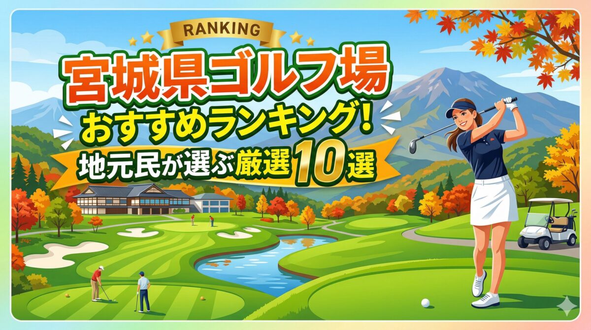 宮城県ゴルフ場おすすめランキング！地元民が選ぶ厳選10選