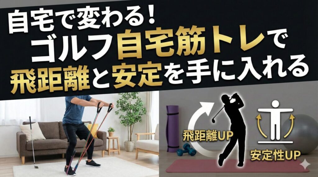 自宅で変わる！ゴルフ自宅筋トレで飛距離と安定を手に入れる
