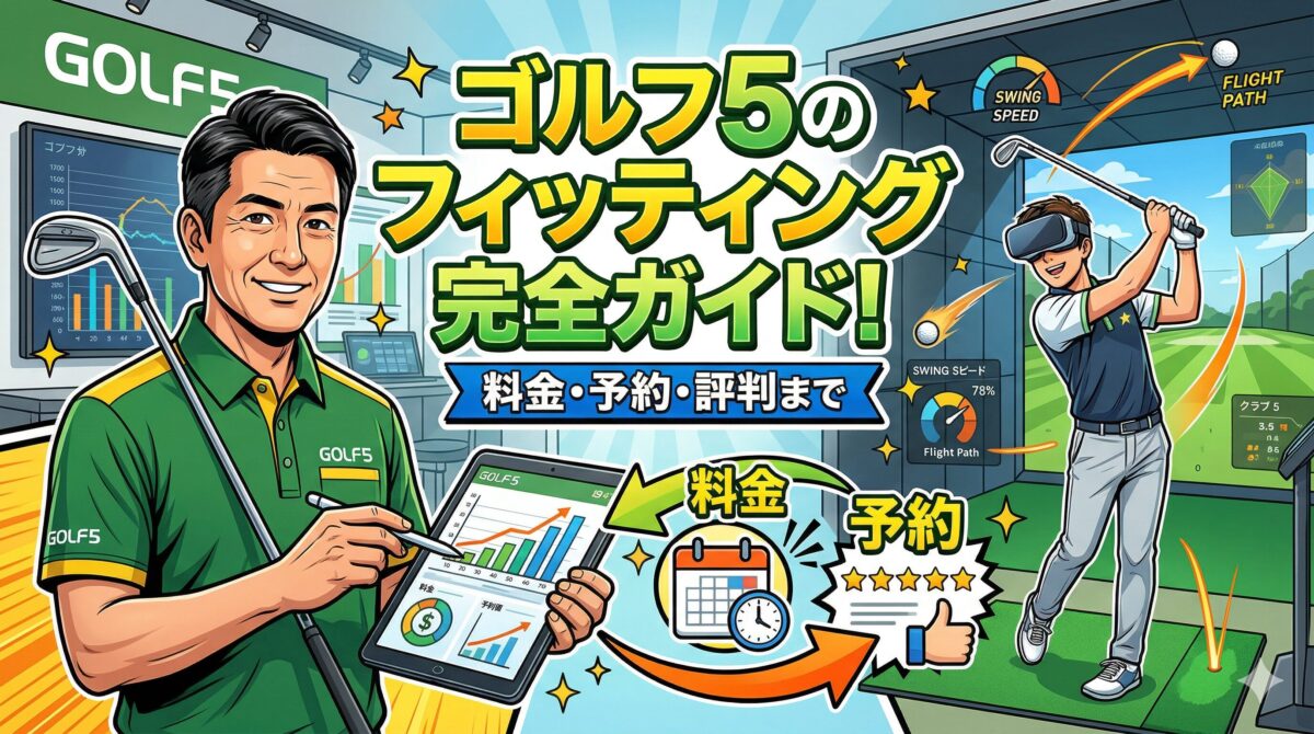 ゴルフ5のフィッティング完全ガイド！料金・予約・評判まで