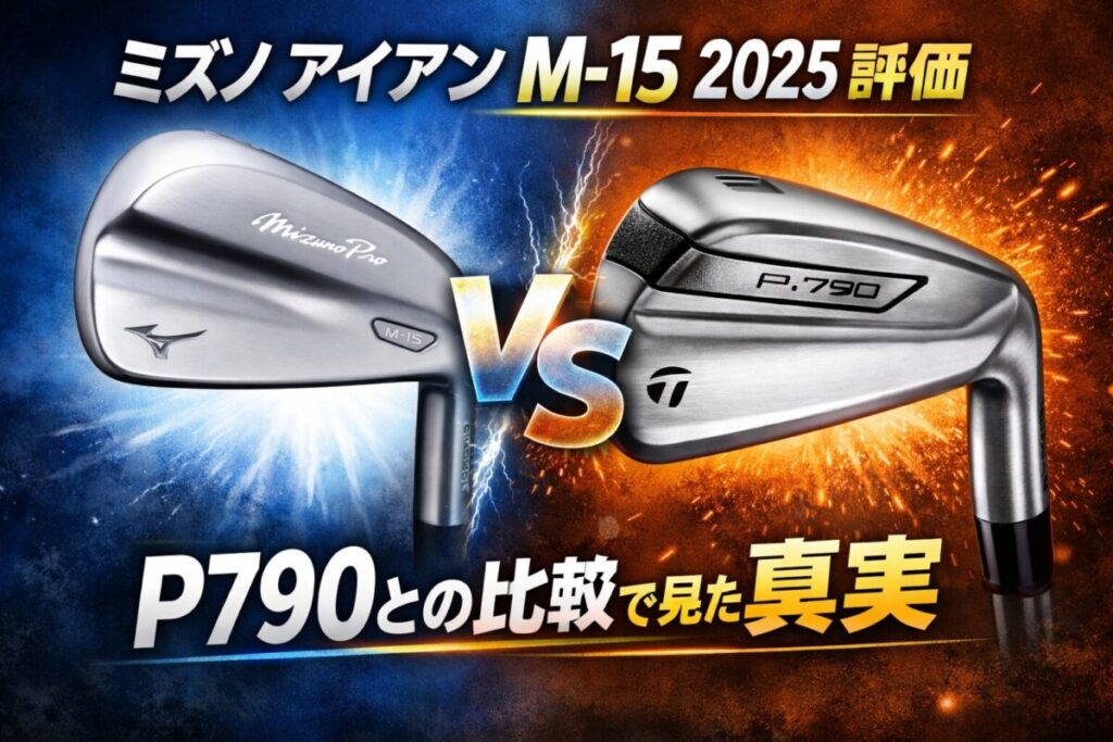 ミズノ アイアン M-15 2025 評価｜P790との比較で見た真実