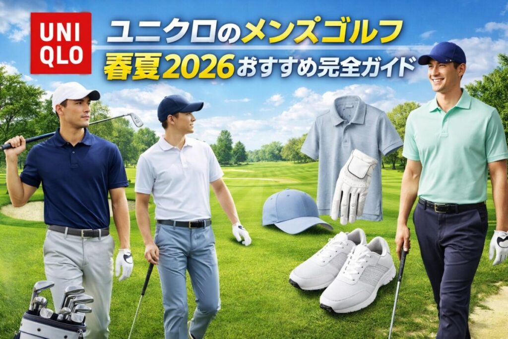 ユニクロのメンズゴルフ春夏2026おすすめ完全ガイド