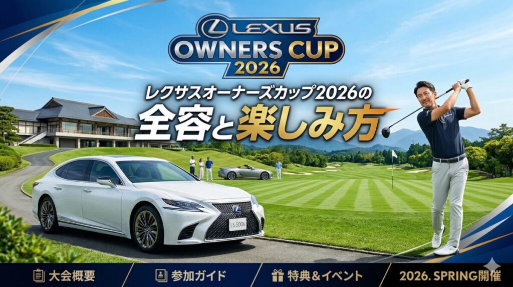 レクサスオーナーズカップ2026の全容と楽しみ方