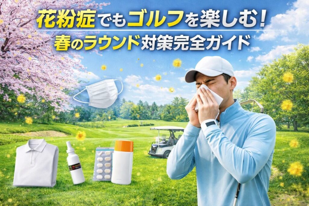花粉症でもゴルフを楽しむ！春のラウンド対策完全ガイド