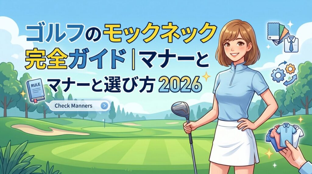 ゴルフのモックネック完全ガイド｜マナーと選び方2026