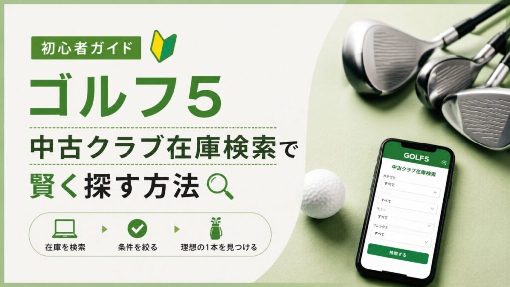ゴルフ5中古クラブ在庫検索で賢く探す方法|初心者ガイド